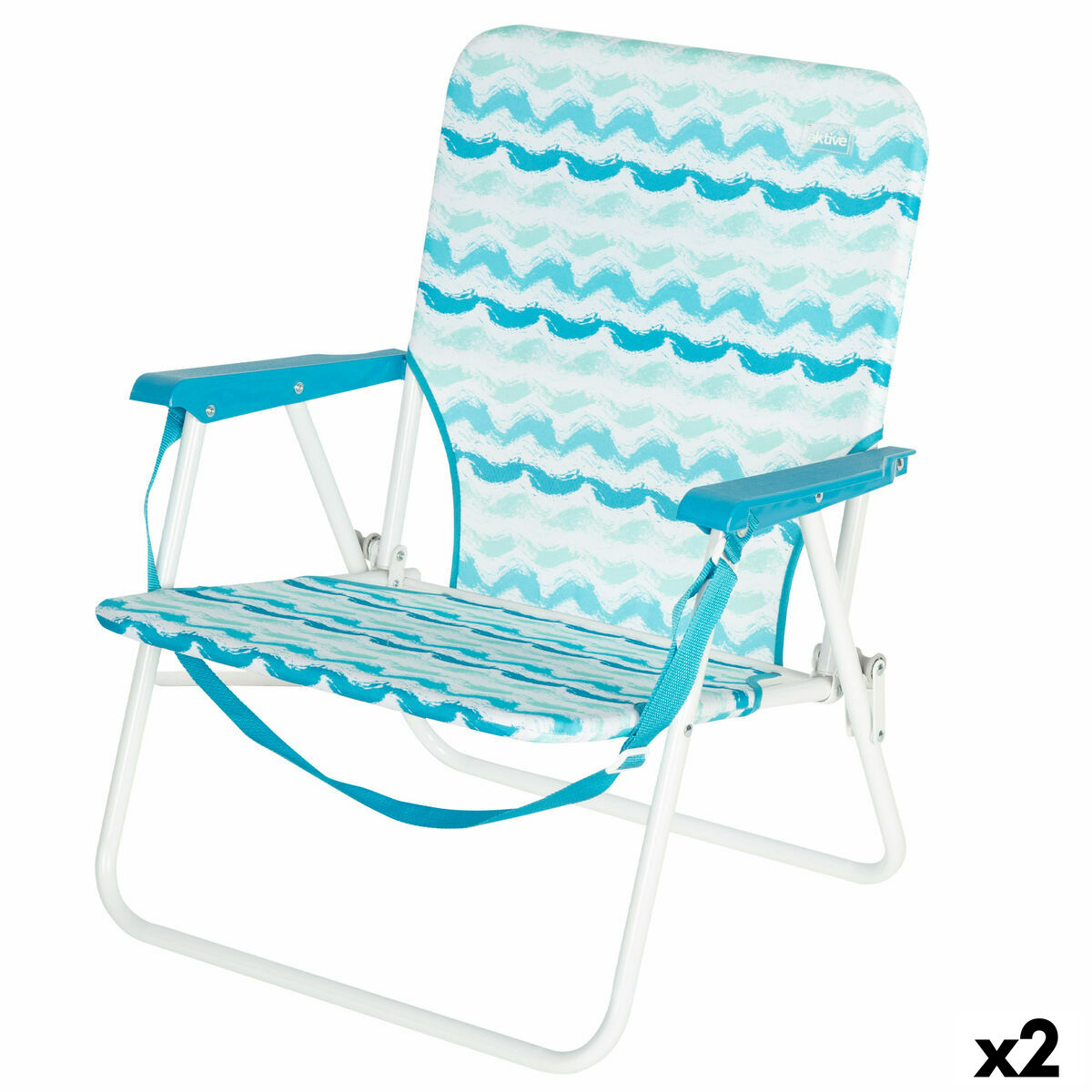 Strandstol Aktive 45 x 70 x 40 cm (2 antal)