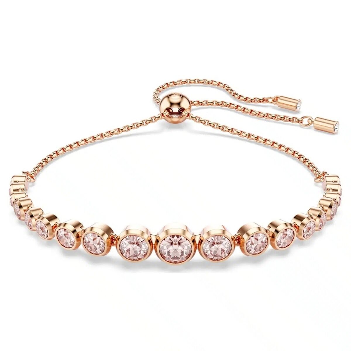 Damarmband Swarovski 5718204 Silvrig Roséguld
