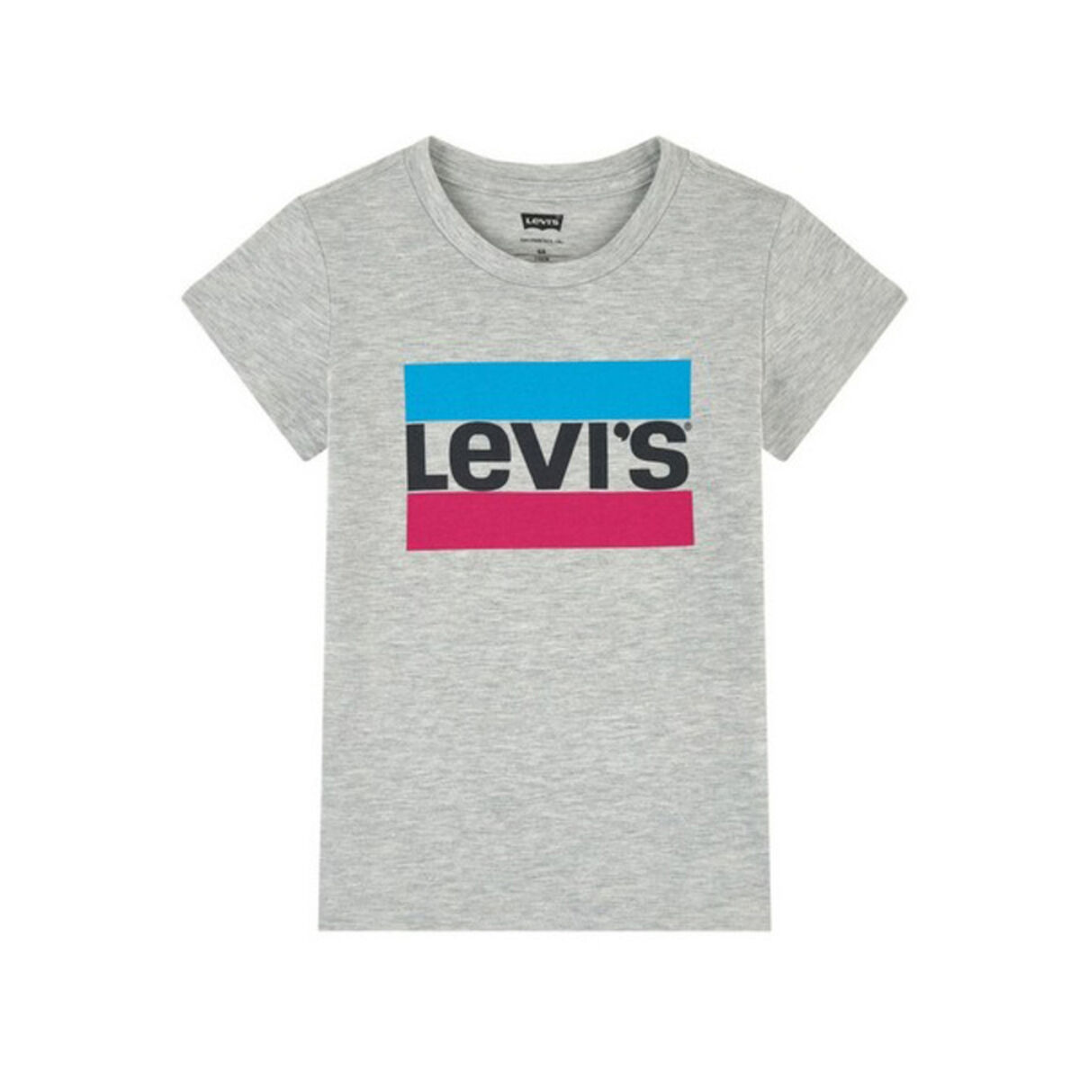 T-shirt med kortärm Barn Levi's Sportswear Logo Tee Grå - 13