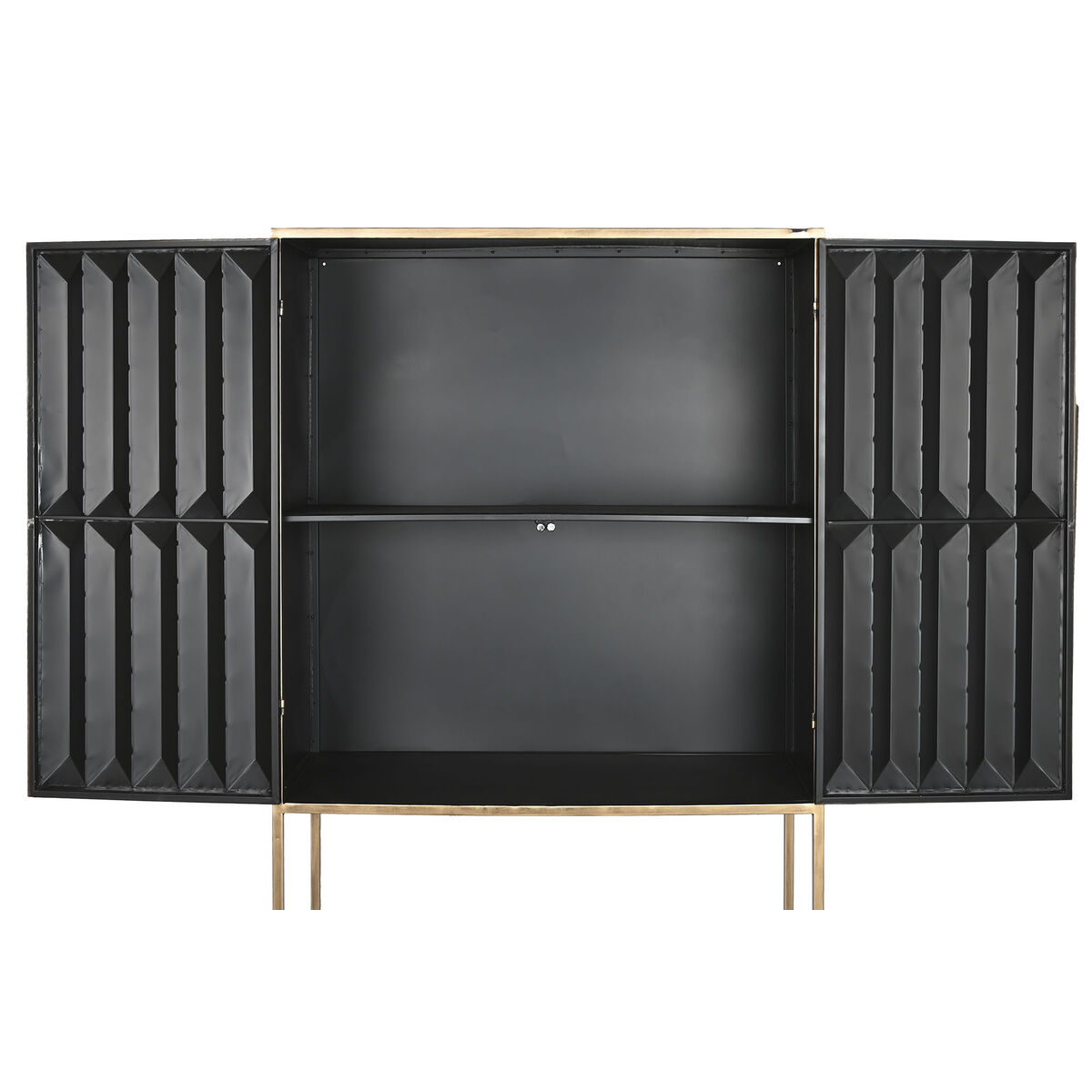 Skänk Home ESPRIT Gyllene 89,5 x 43 x 170 cm - 3