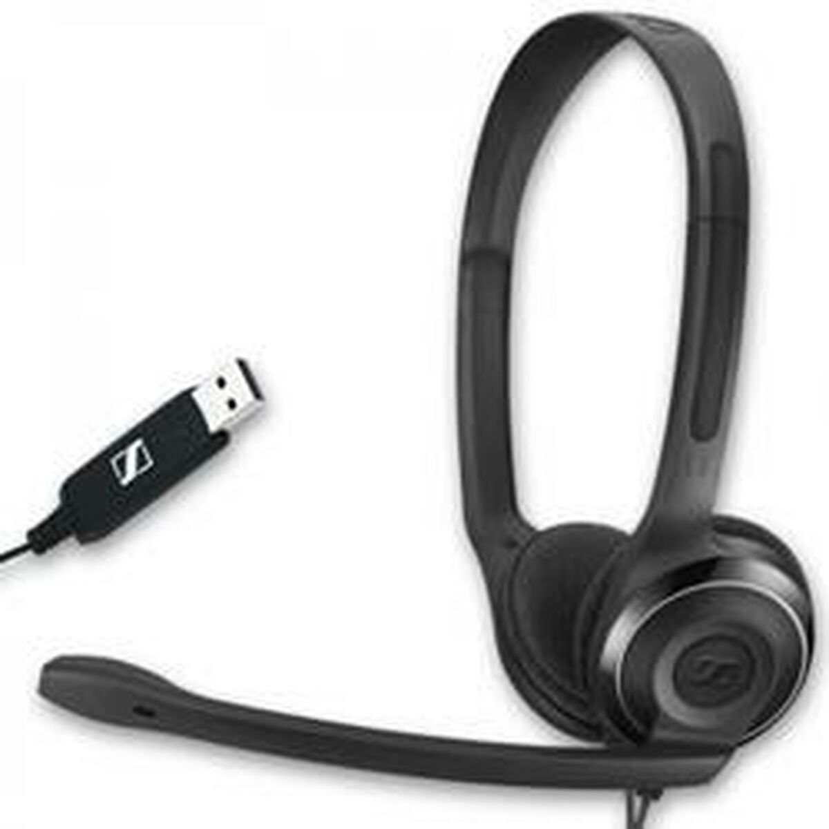 Hörlurar med Mikrofon Sennheiser 1000432 Svart