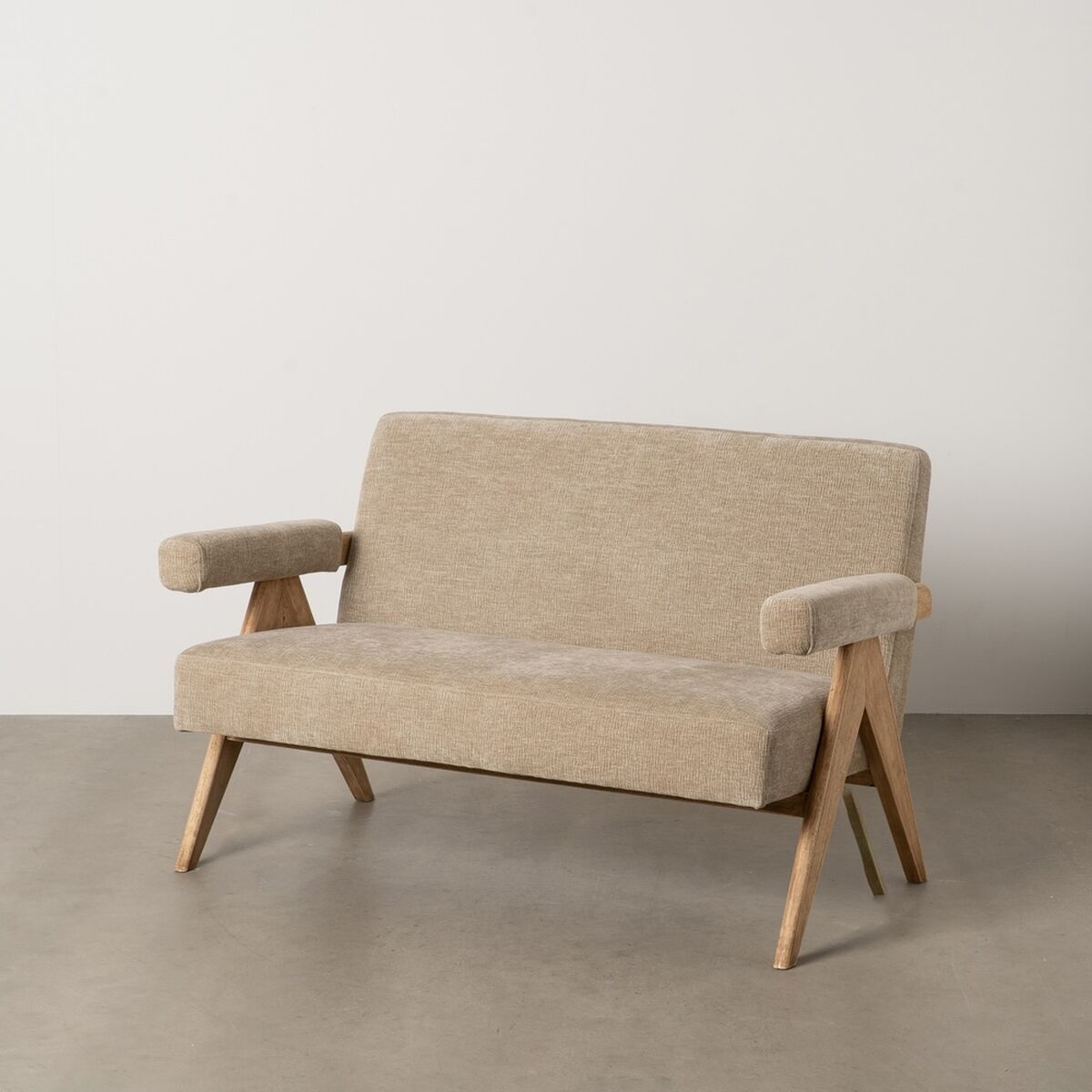 Soffa Beige 134 x 76 x 85 cm - 2