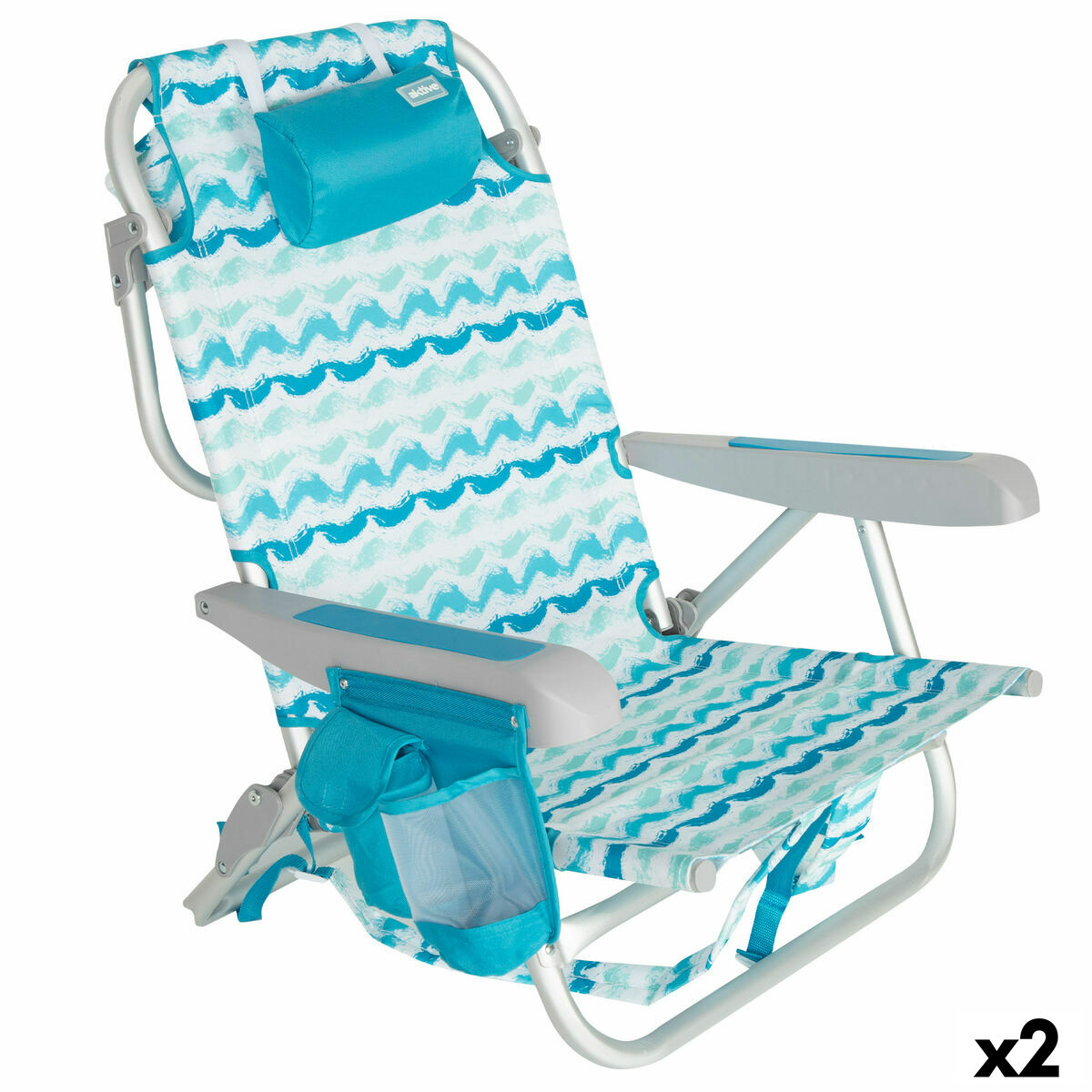 Strandstol Aktive 50 x 70 x 45 cm (2 antal)