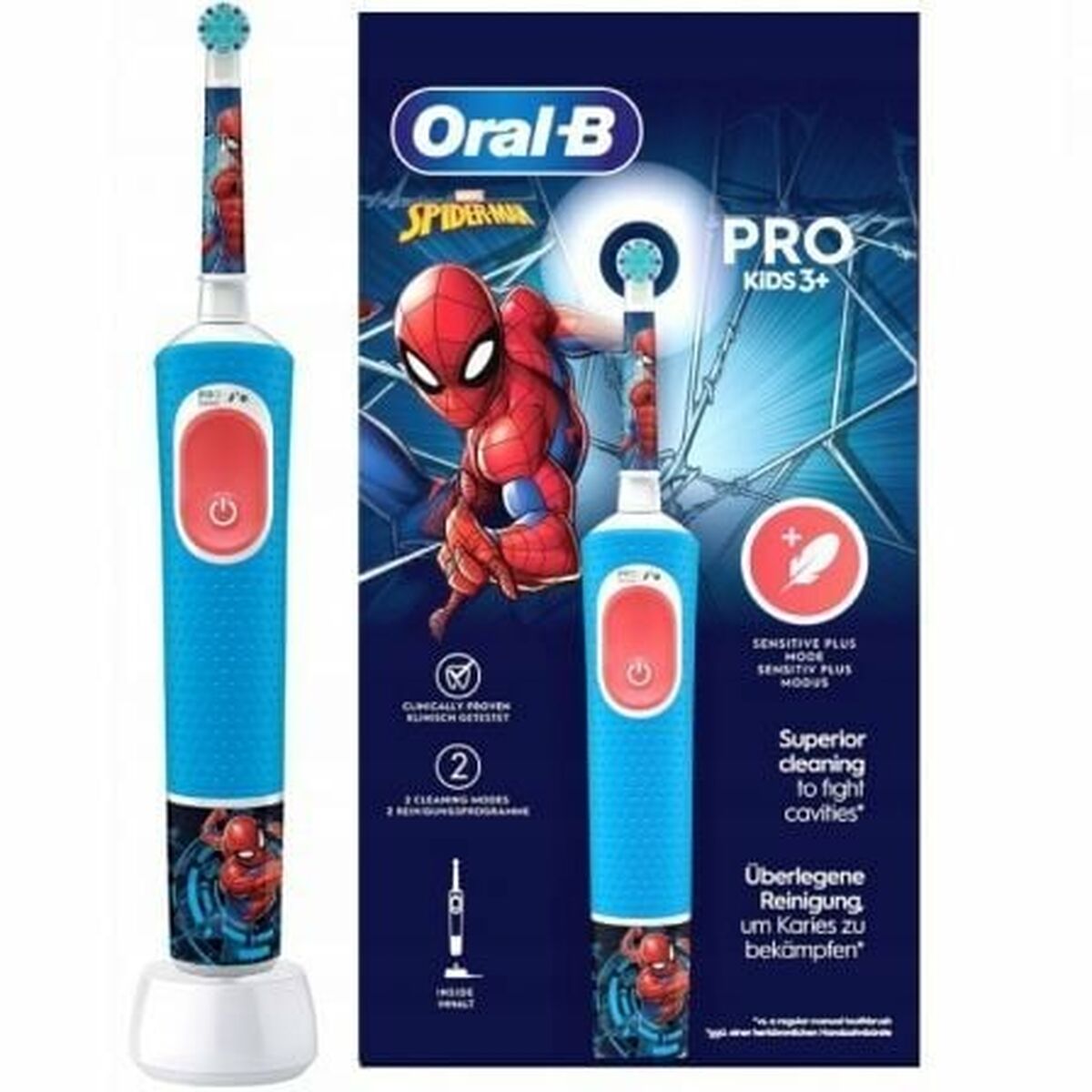 Elektrisk Tandborste Braun CEP VPRO 103 SPID Svart Multicolour