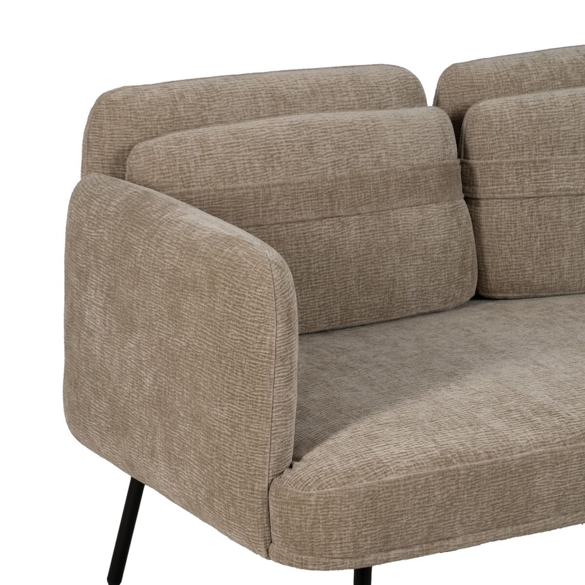Soffa Svart Beige 127 x 72 x 73 cm - 5