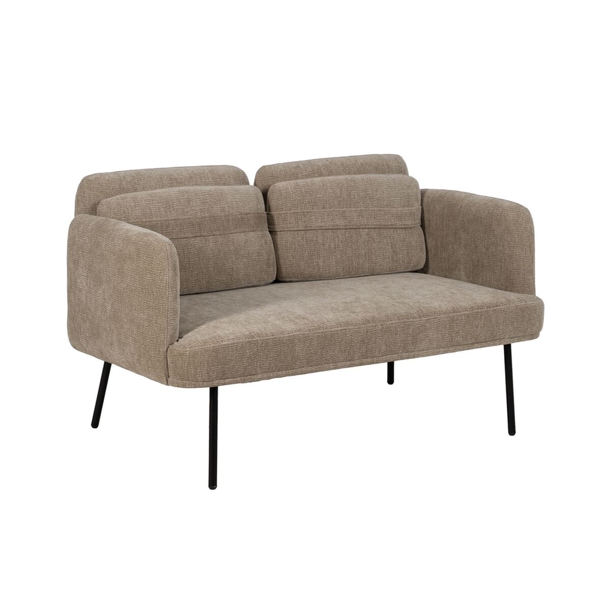 Soffa Svart Beige 127 x 72 x 73 cm