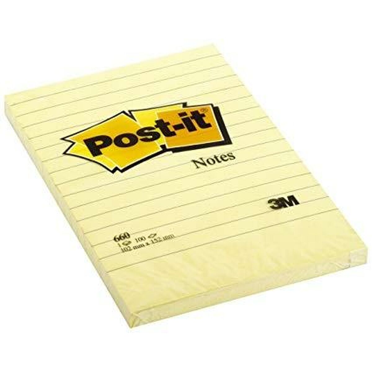 Klisterlappar Post-it XL 15,2 x 10,2 cm Gul (2 antal) - 2
