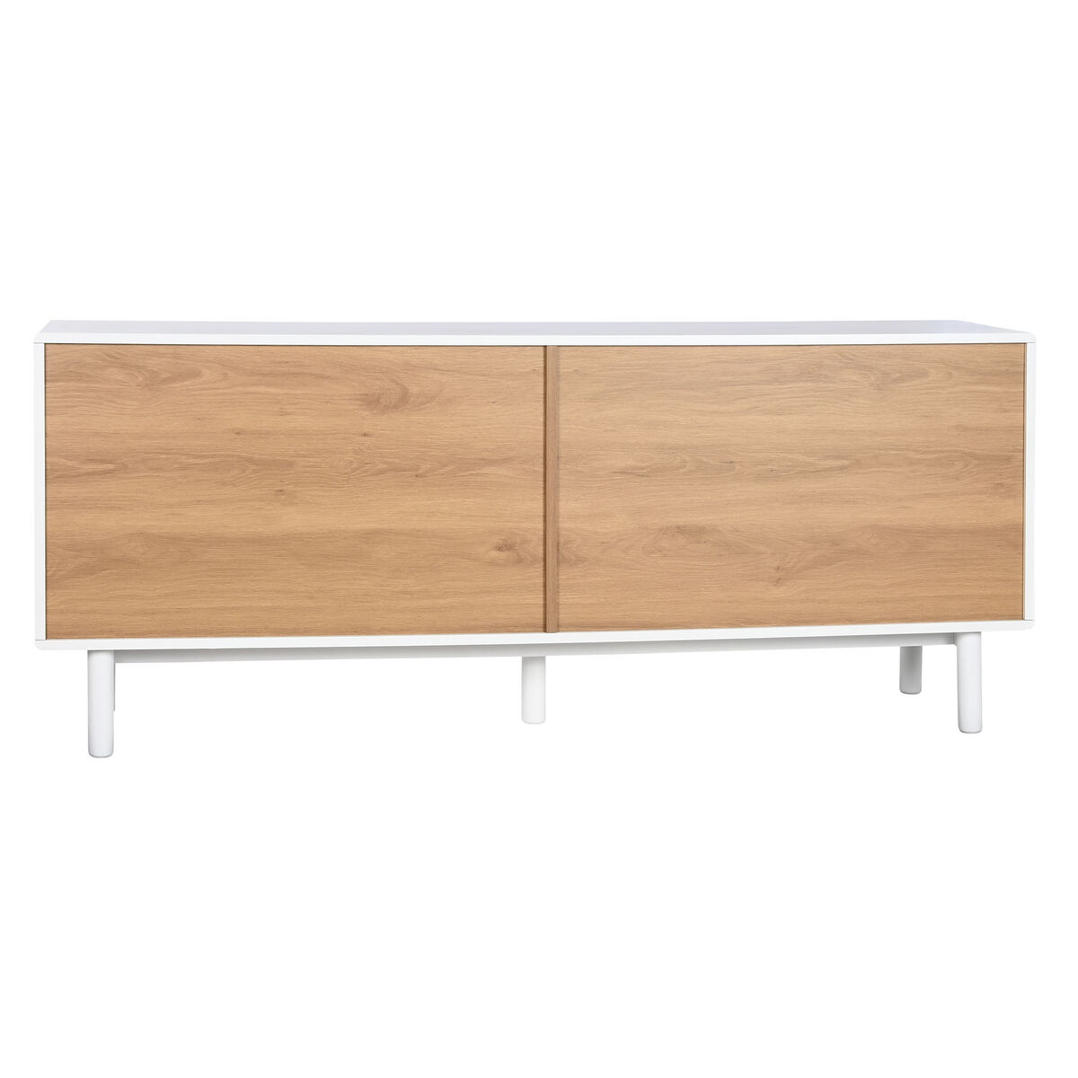 Skänk Home ESPRIT Vit Naturell 180 x 40 x 75 cm - 2