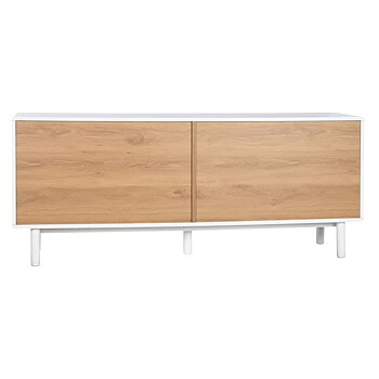 Skänk Home ESPRIT Vit Naturell 180 x 40 x 75 cm