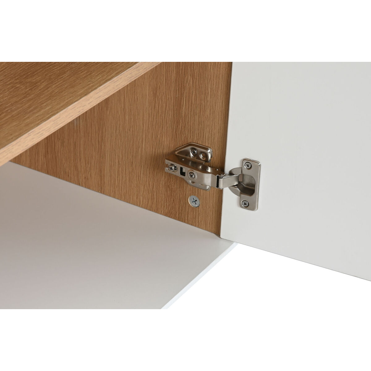 Skänk Home ESPRIT Vit Naturell 180 x 40 x 75 cm - 7