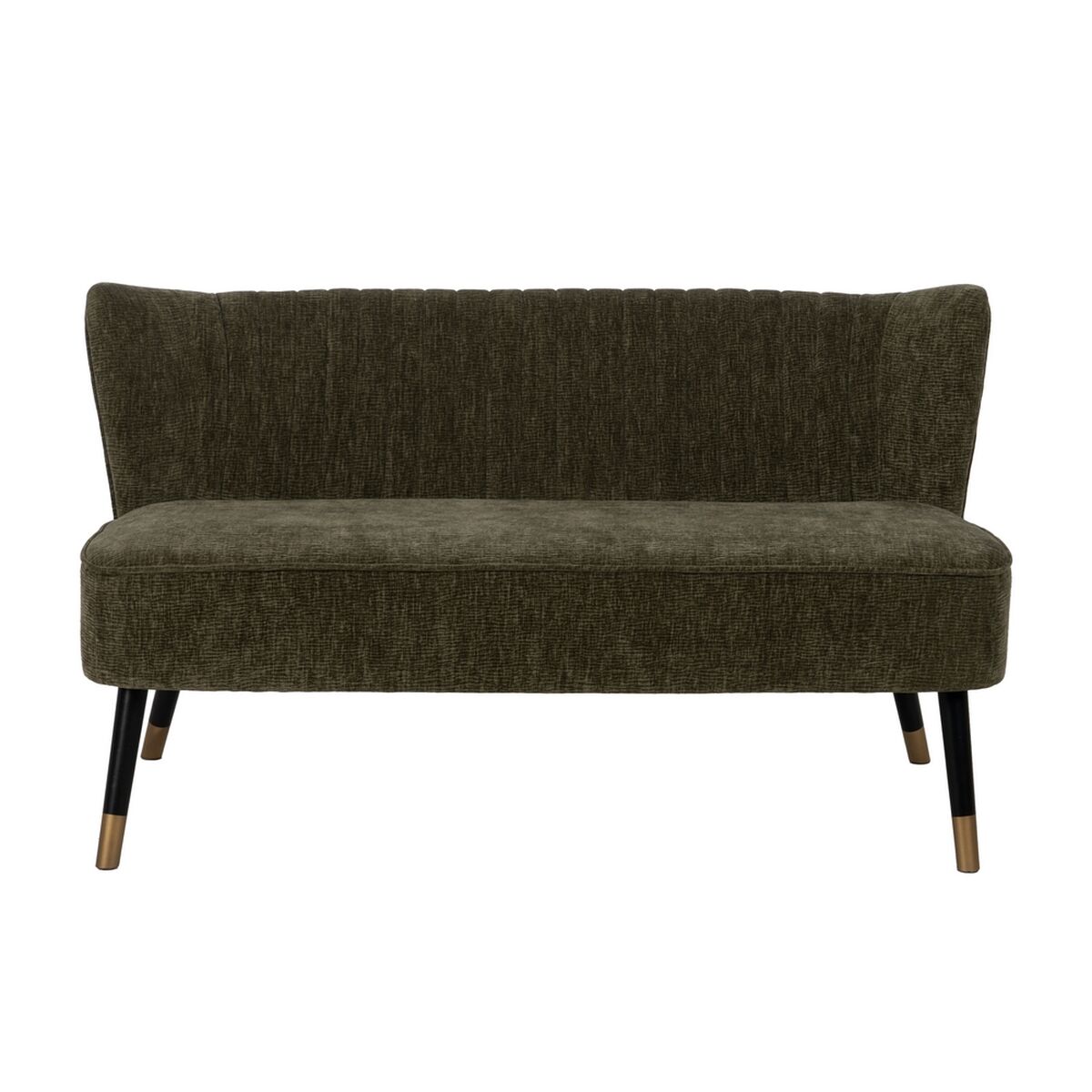 Soffa Svart Grön Gyllene 134 x 74 x 70 cm - 3