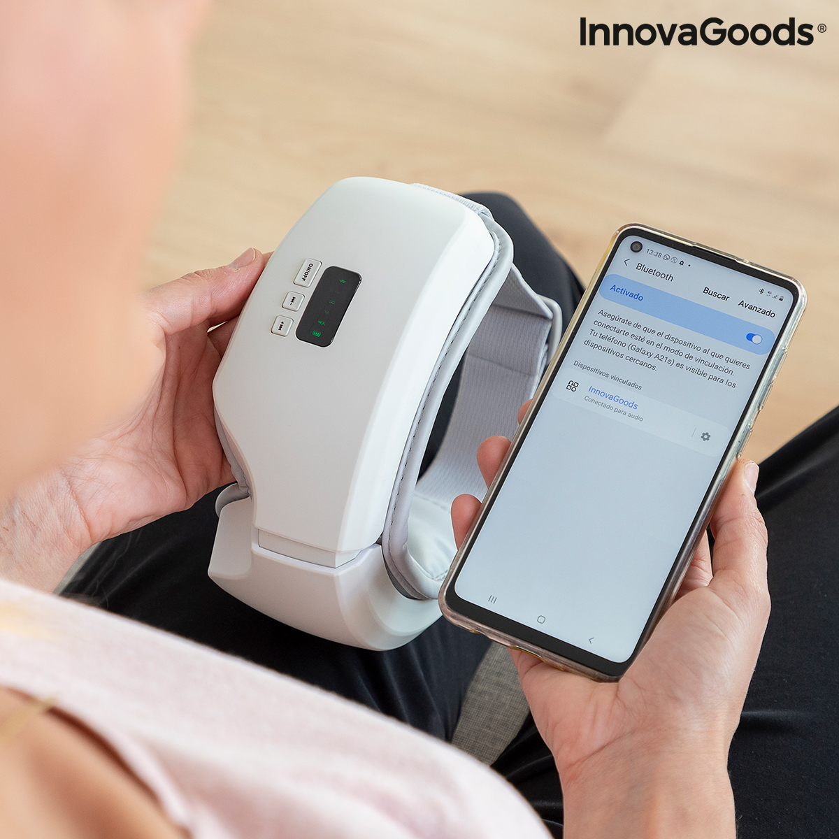 Ögonmassageapparat med luftkomprimering 4-i-1 Eyesky InnovaGoods - 8