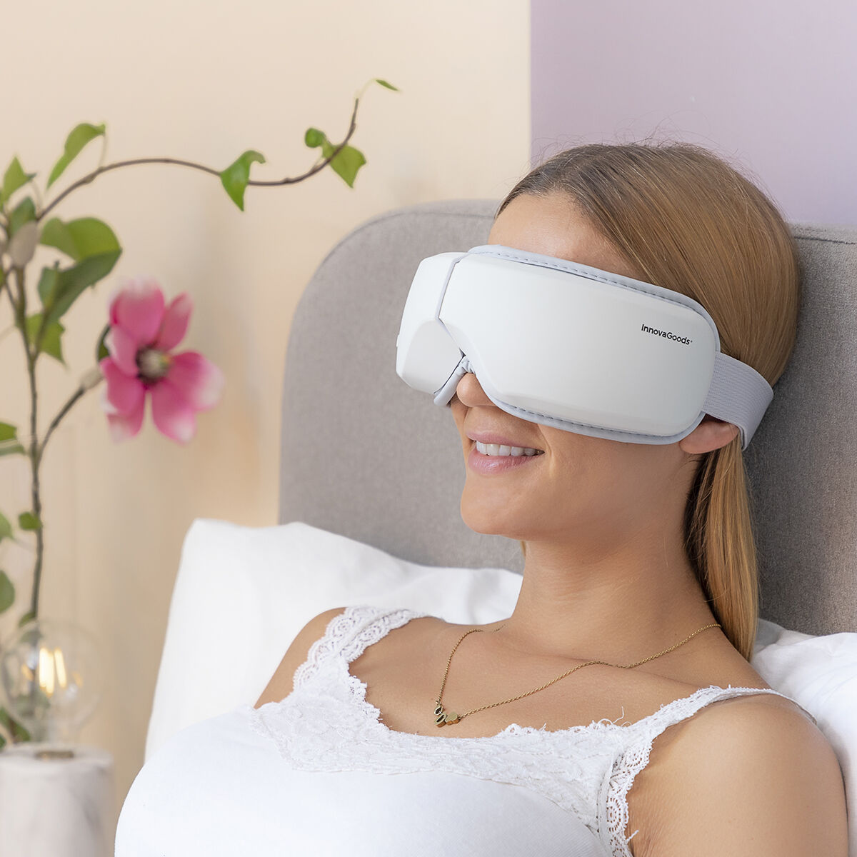 Ögonmassageapparat med luftkomprimering 4-i-1 Eyesky InnovaGoods - 26