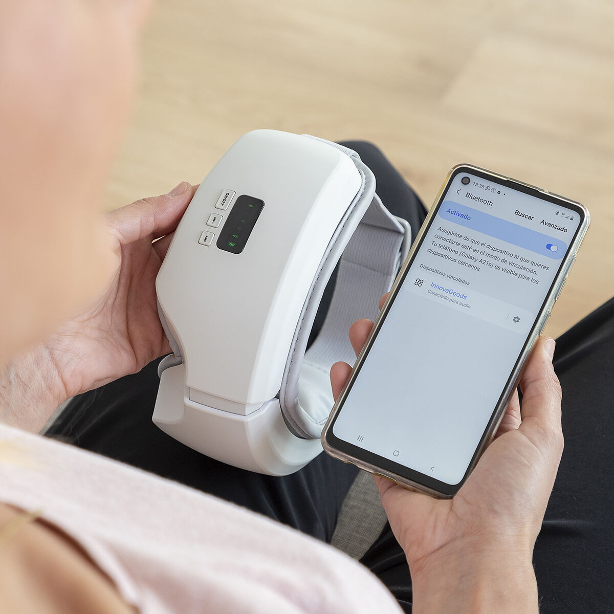 Ögonmassageapparat med luftkomprimering 4-i-1 Eyesky InnovaGoods - 20