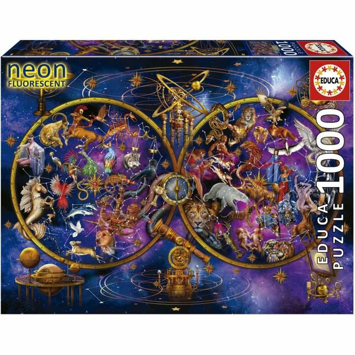 Pussel Educa 1000 Delar Neon - 2