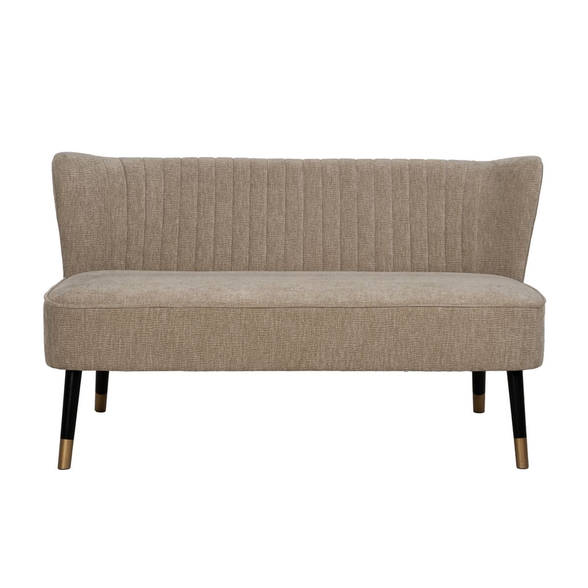 Soffa Svart Beige Gyllene 134 x 74 x 70 cm - 3