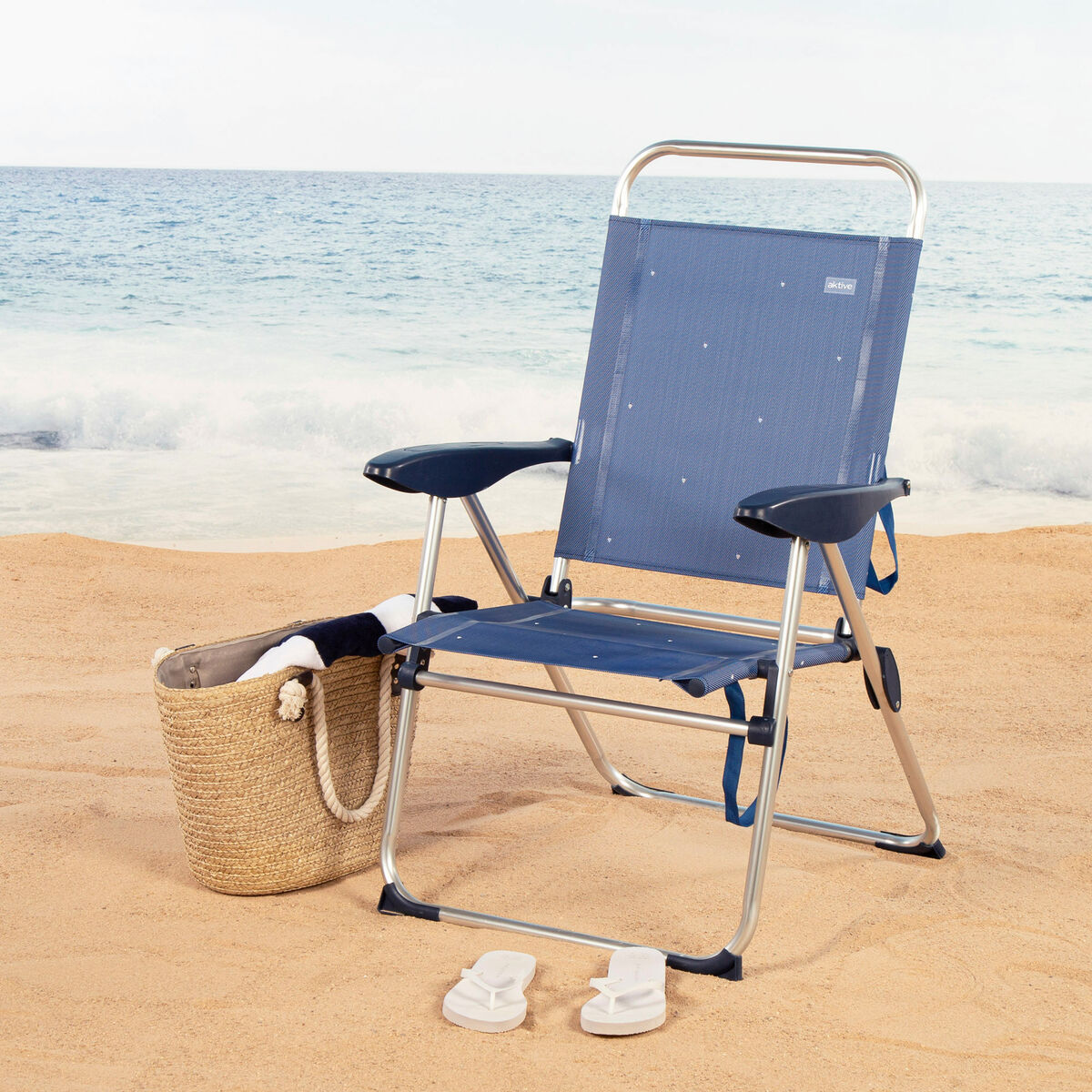 Strandstol Aktive 48 x 100 x 60 cm (2 antal) - 3