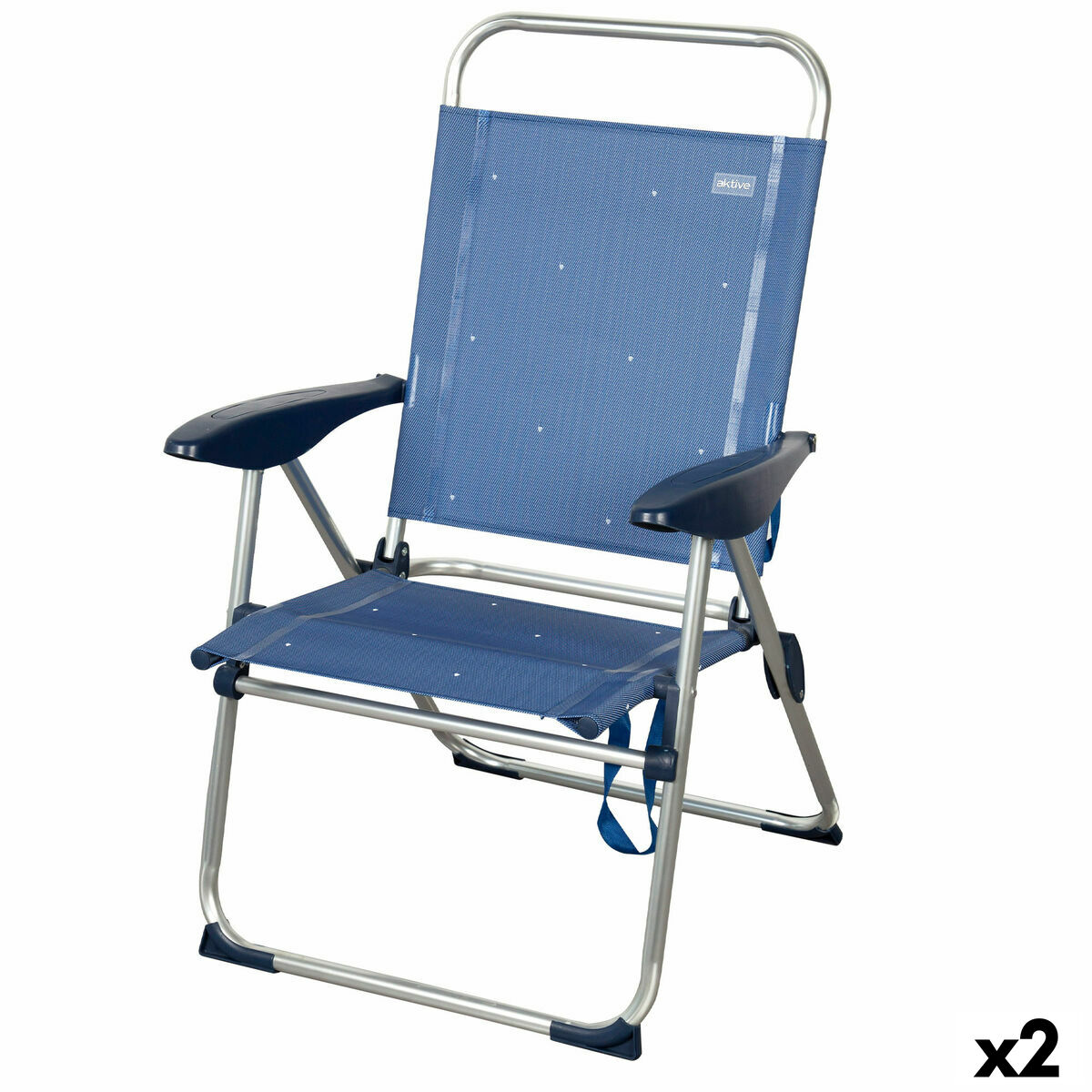 Strandstol Aktive 48 x 100 x 60 cm (2 antal)