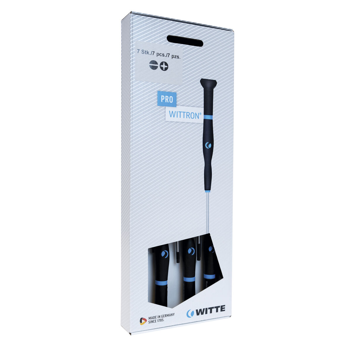 Sats med precisionsskruvmejslar WITTE Phillips Platt - 2