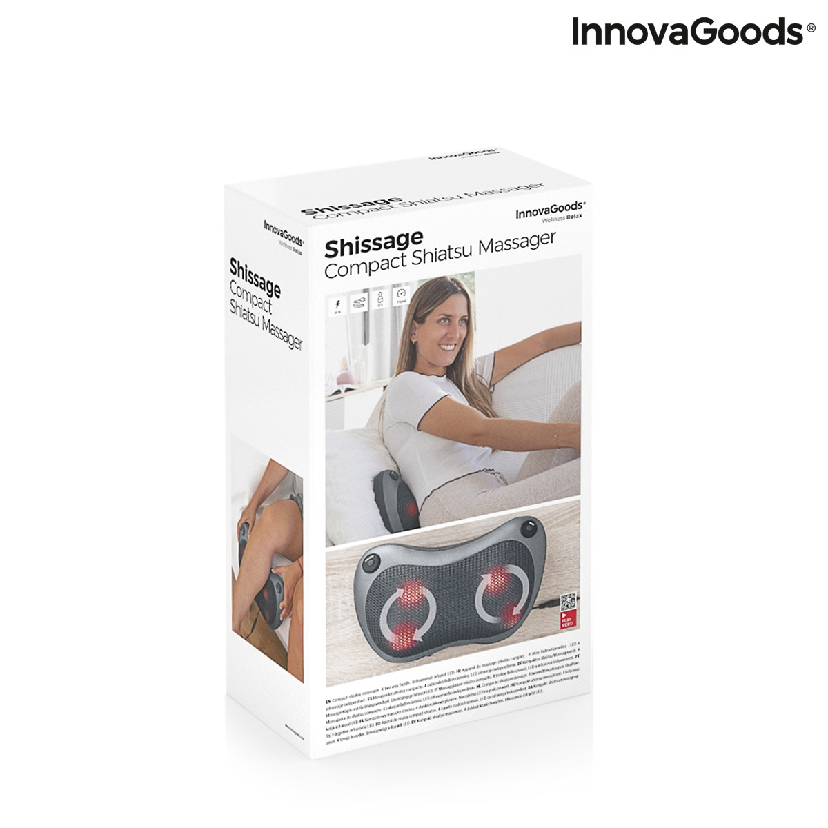 Kompakt Shiatsu massager Shissage InnovaGoods - 3