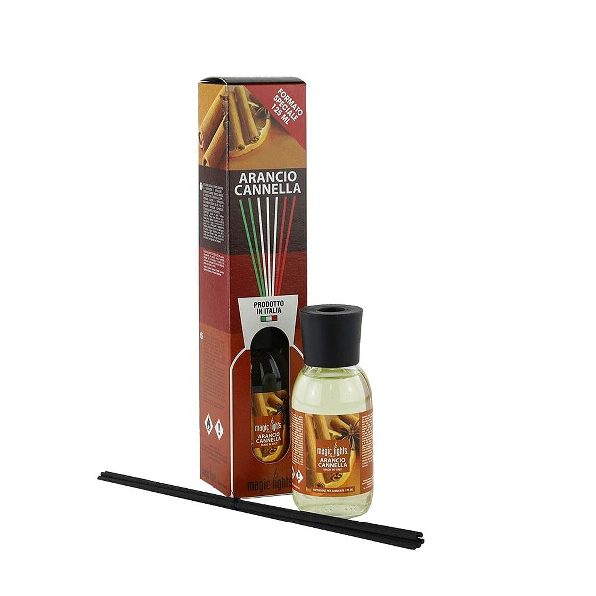 Luftrenare Magic Lights Mikado Orange Kanel (125 ml) - 2