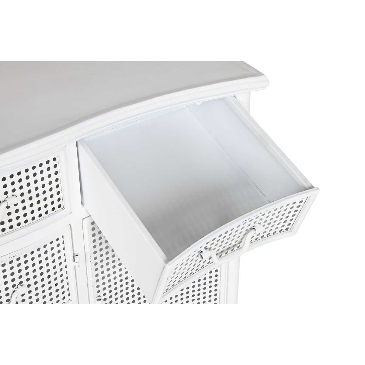 Skänk Home ESPRIT Vit Metall 101 x 42 x 85 cm - 6