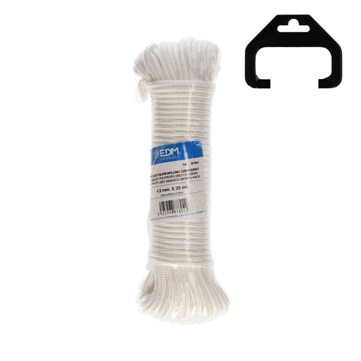 Flätat rep EDM 87804 Vit polypropen 4,5 mm x 25 m - 5