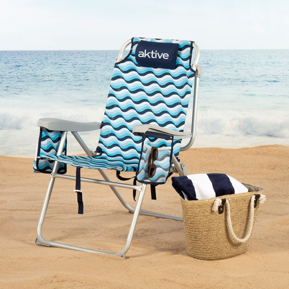 Strandstol Aktive 48 x 95 x 78 cm (2 antal) - 3