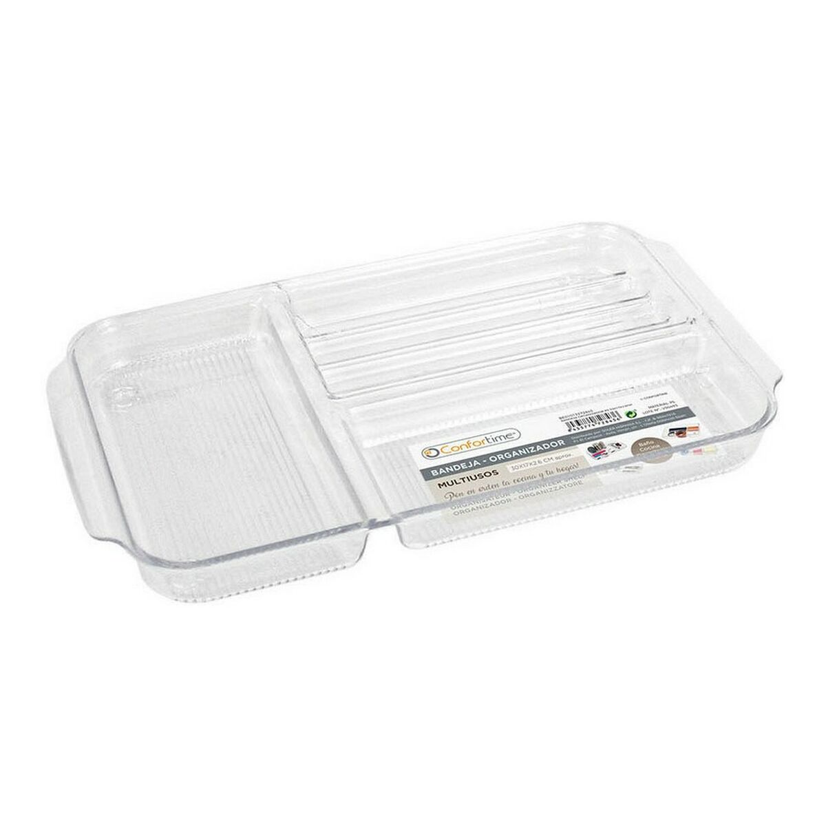 Bricka med fack Confortime polystyren 30 x 17,7 x 2,6 cm (30 x 17 x 2,6 cm) - 5