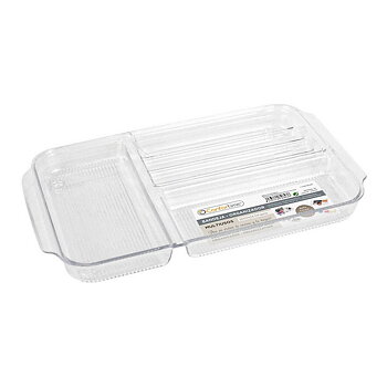 Bricka med fack Confortime polystyren 30 x 17,7 x 2,6 cm (30 x 17 x 2,6 cm)