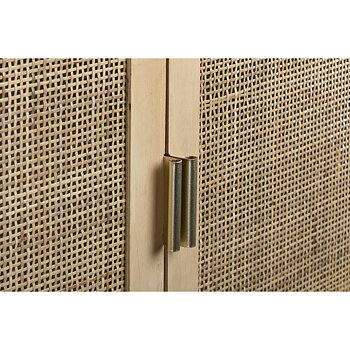 Skänk DKD Home Decor Naturell Paulowniaträ Trä MDF 90 x 40 x 160 cm