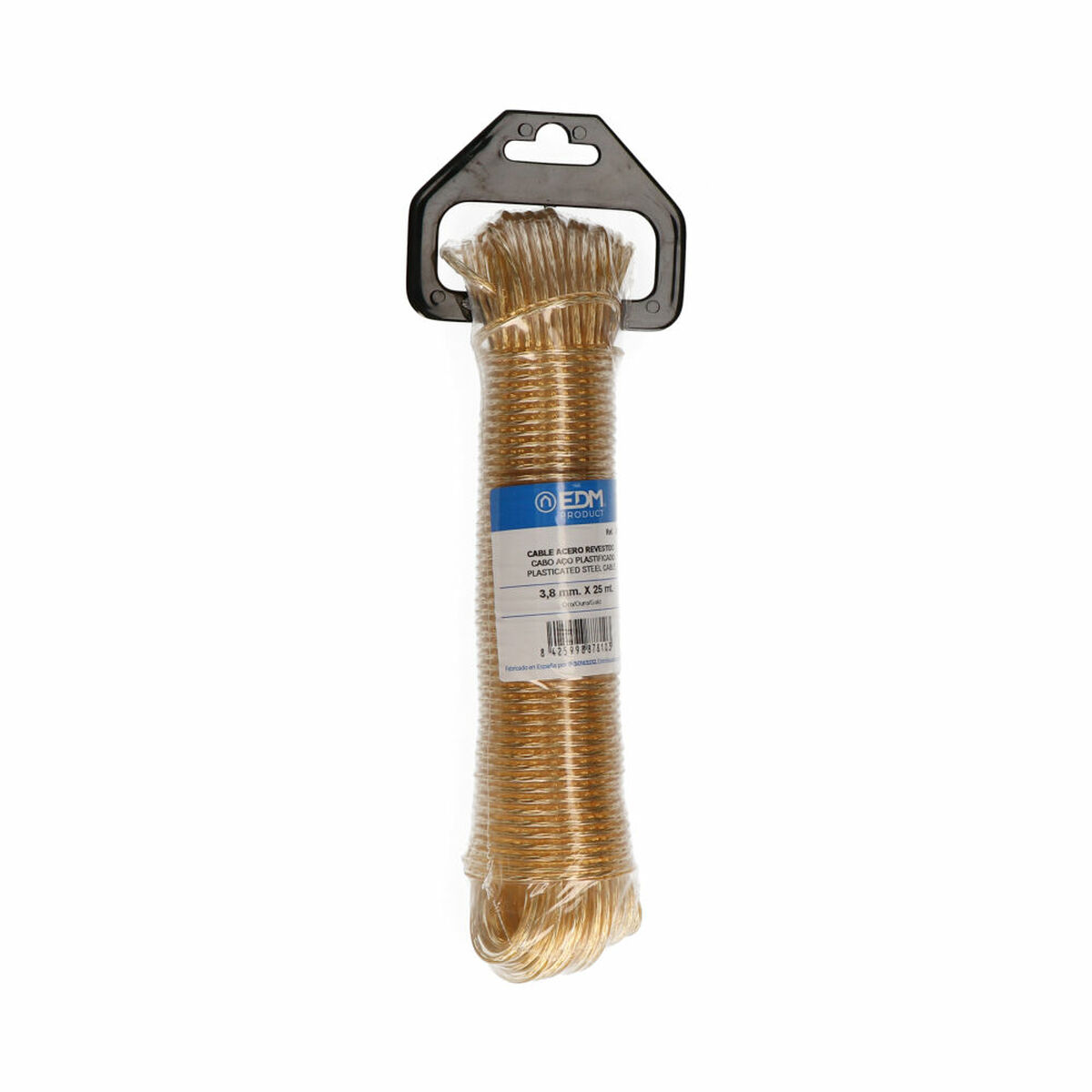 Nyckel av kabel EDM 87810 Guld Gyllene Stål 3,8 mm x 25 m - 2