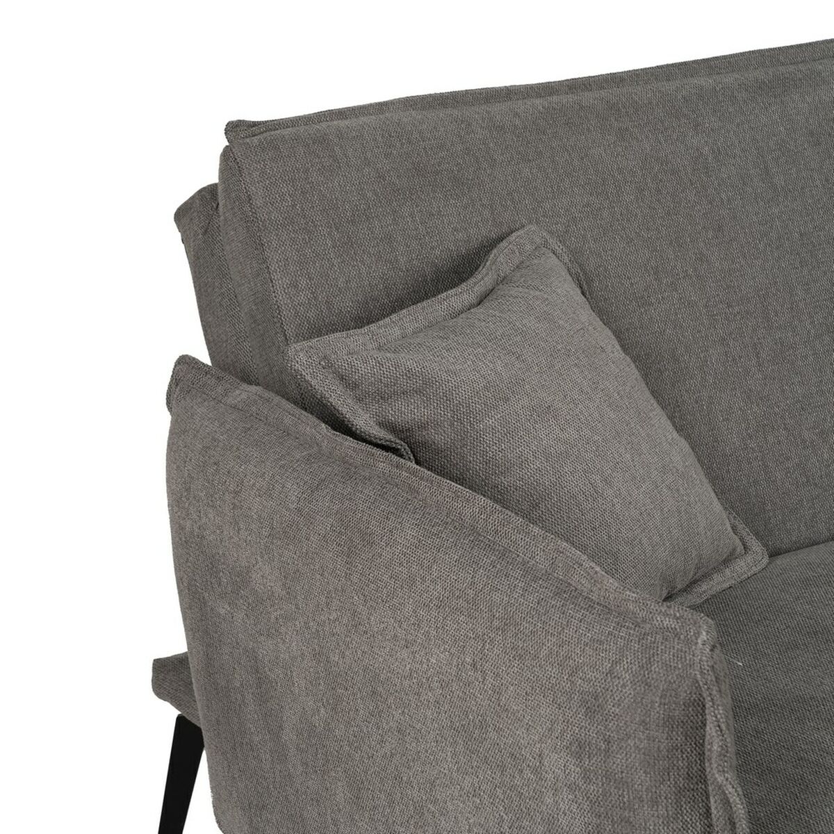 Bäddsoffa Grå 214 x 106 x 84 cm - 6