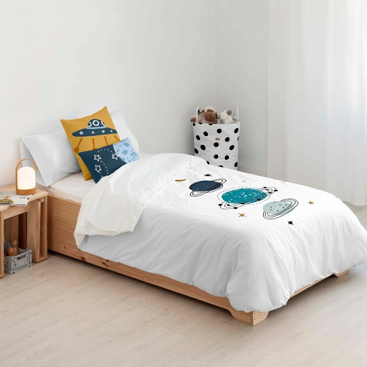 Påslakan Kids&Cotton Dayton Big Vit 175 Trådar 180 x 220 cm 180 x 240 cm - 3