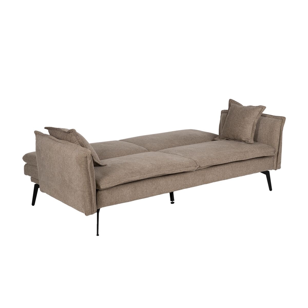 Bäddsoffa Beige-brun (taupe) 214 x 106 x 84 cm - 3