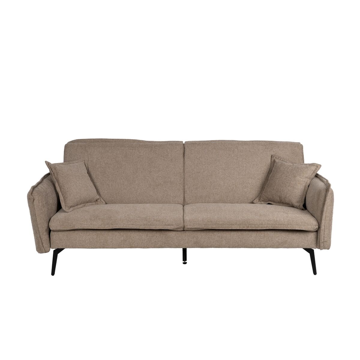 Bäddsoffa Beige-brun (taupe) 214 x 106 x 84 cm - 4