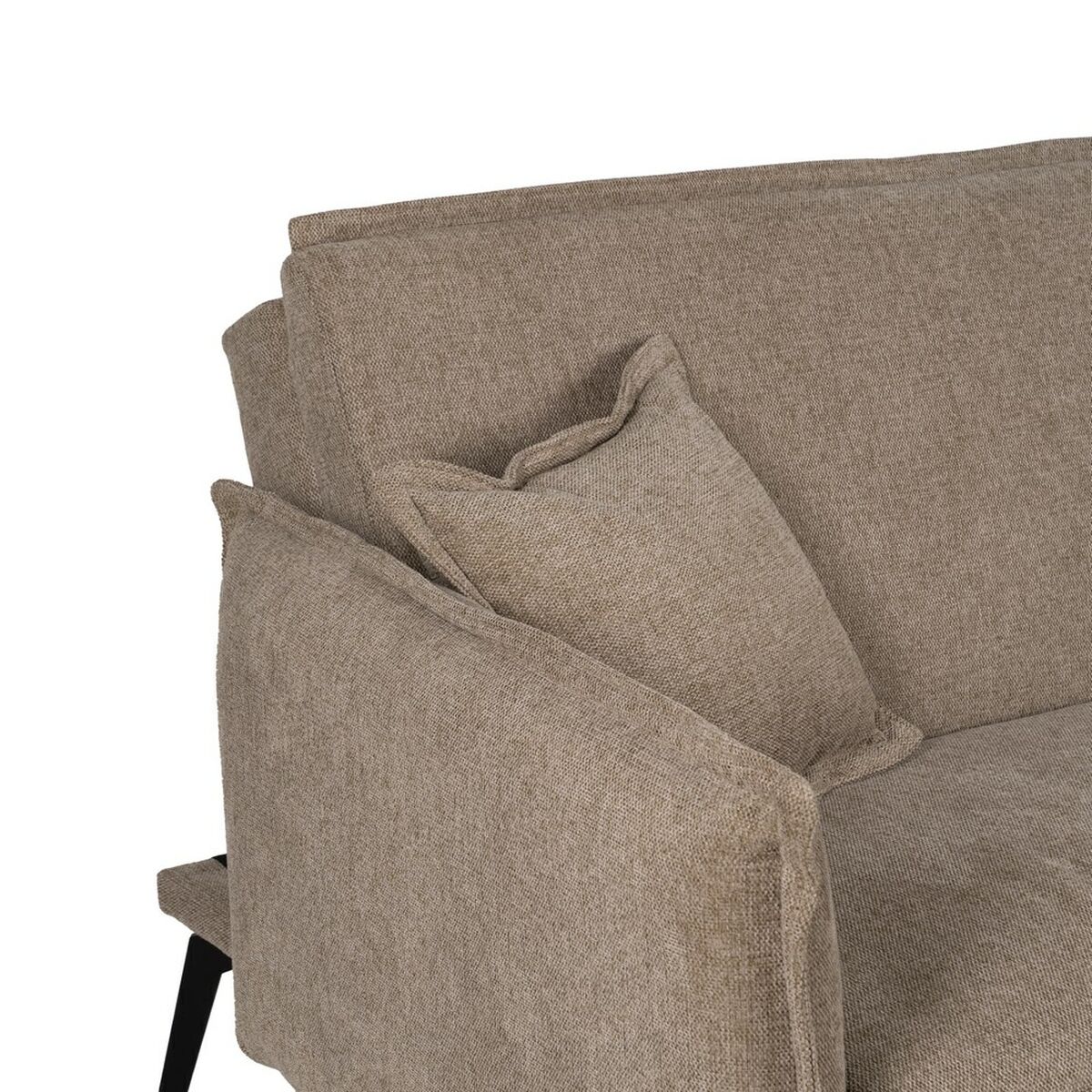 Bäddsoffa Beige-brun (taupe) 214 x 106 x 84 cm - 6