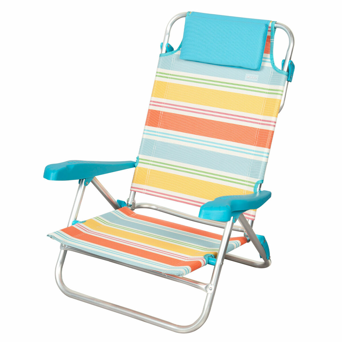 Strandstol Aktive Multicolour 48 x 90 x 60 cm (2 antal) - 2