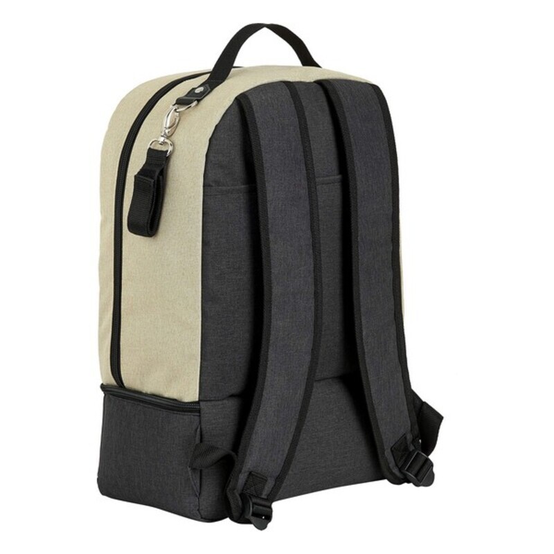 Sportväska med skohållare Safta M883 Beige Mörkgrå 15 L - 14