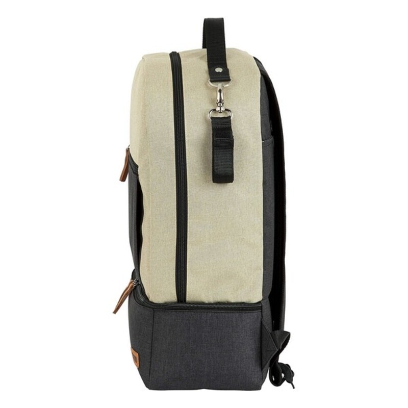 Sportväska med skohållare Safta M883 Beige Mörkgrå 15 L - 13