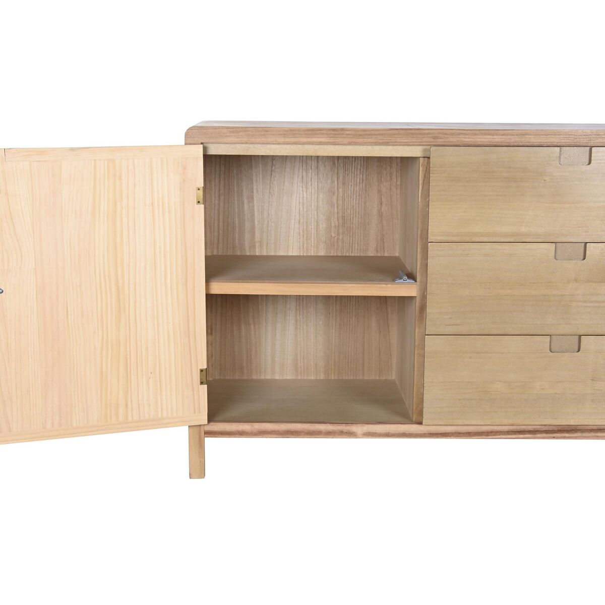Skänk DKD Home Decor Ljusbrun Furu Trä MDF 120 x 40 x 80 cm - 3