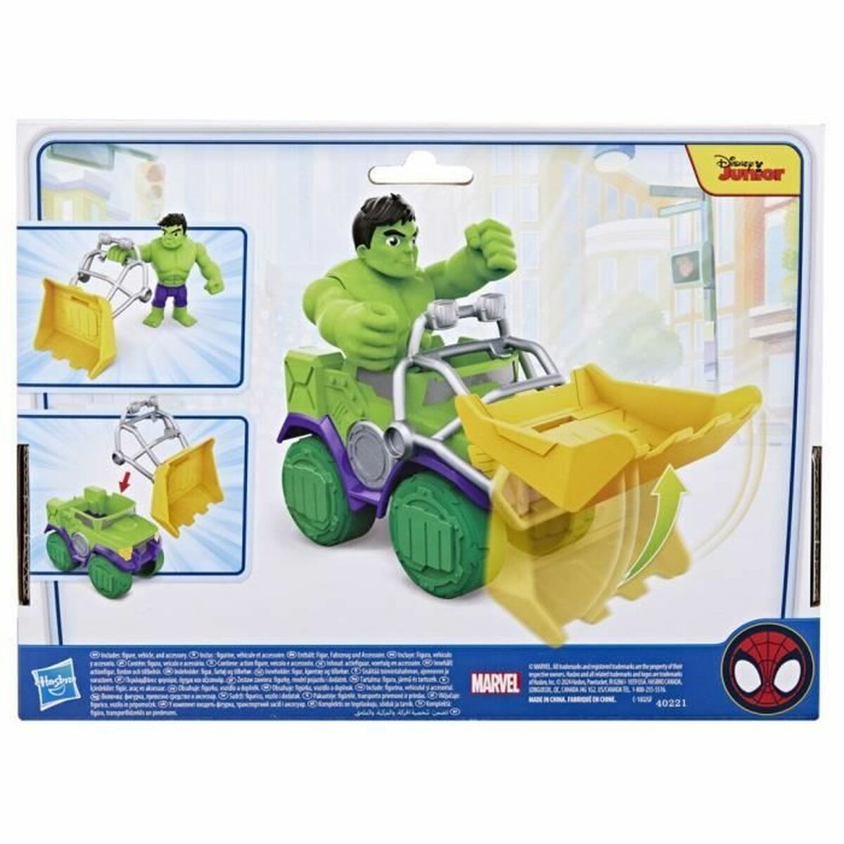 Playset Hasbro Spidey Hulk Wrecker Truck Set - 5