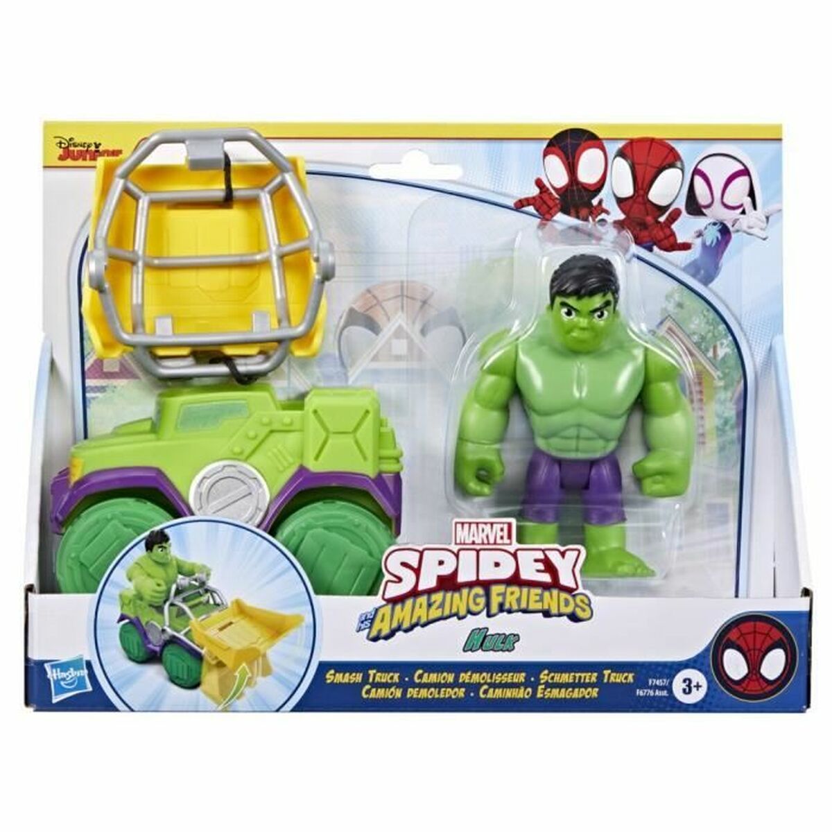 Playset Hasbro Spidey Hulk Wrecker Truck Set - 4