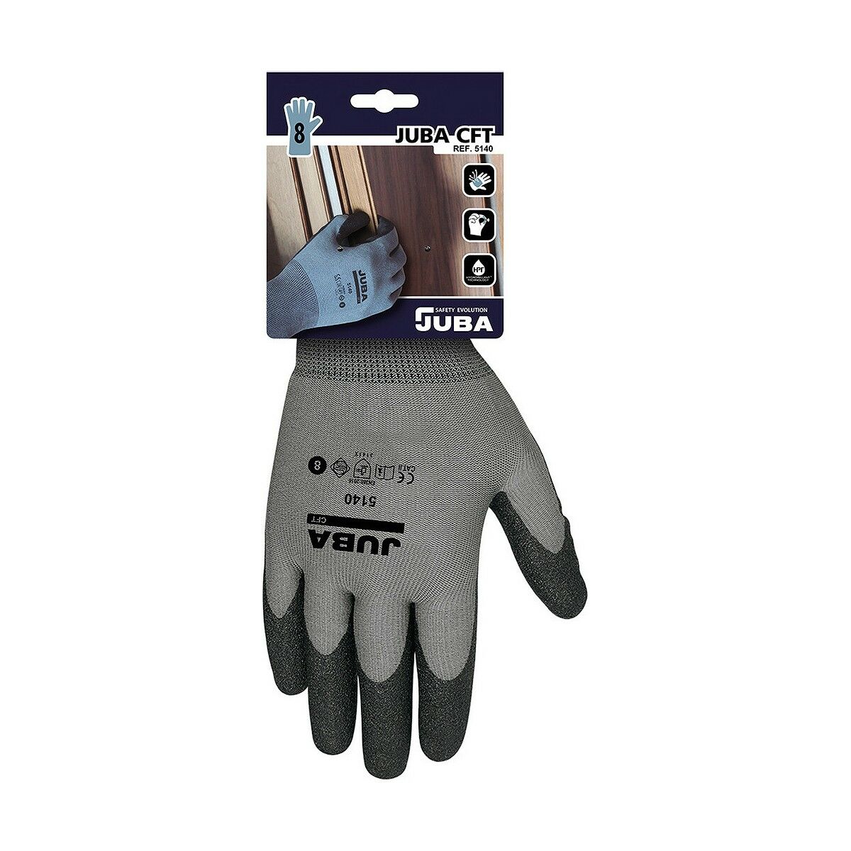 Arbetshandskar JUBA PVC