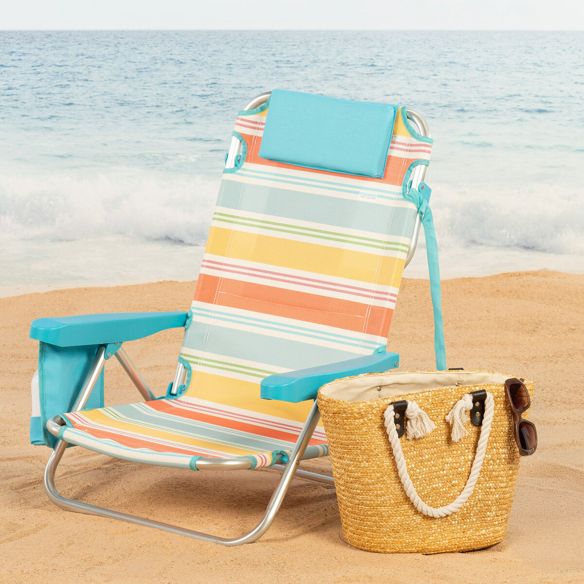 Strandstol Aktive 48 x 75 x 48 cm (2 antal) - 3