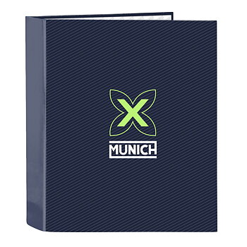 Ringpärm Munich Blue indigo Blå A4 27 x 33 x 6 cm