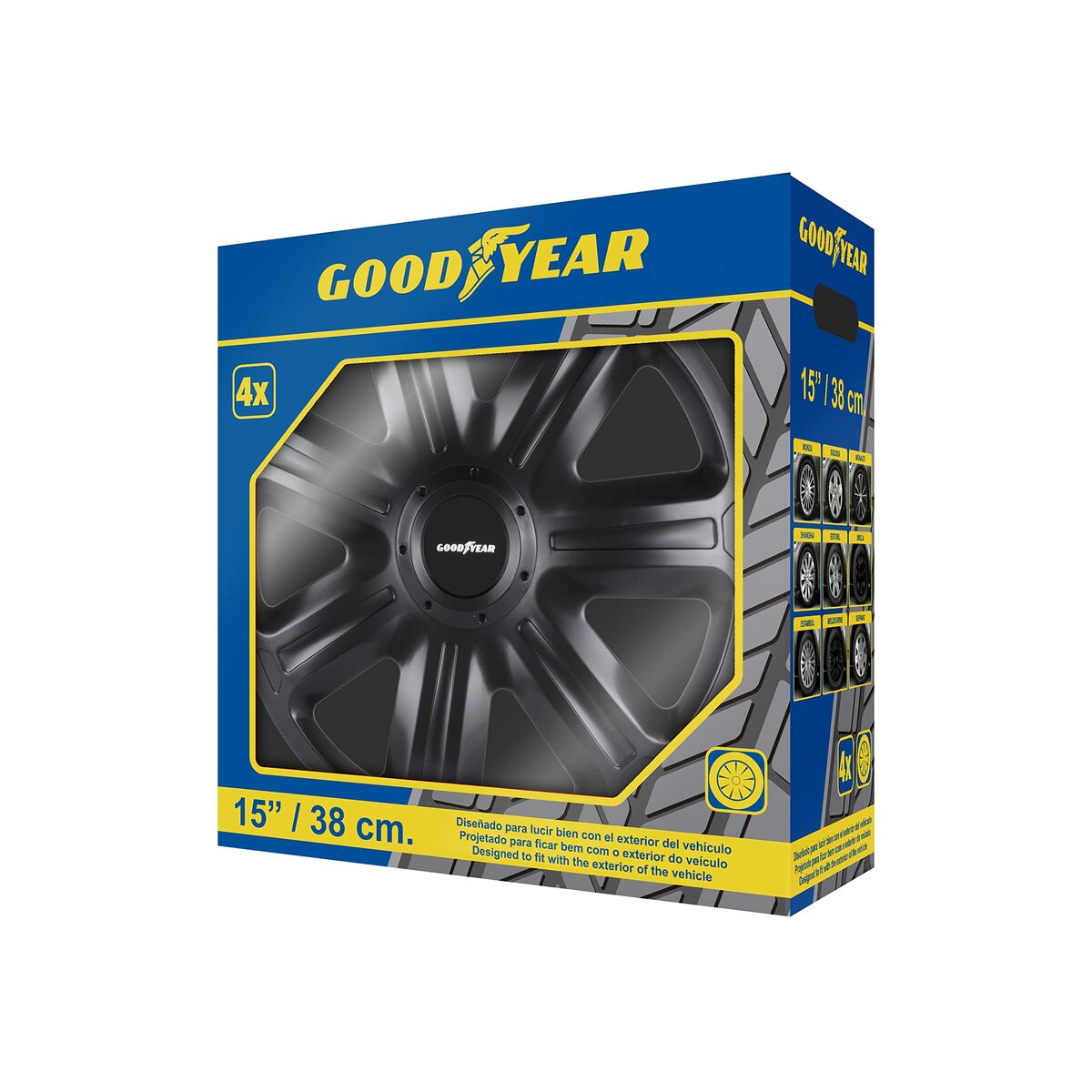 Navkapsel Goodyear IMOLA Svart 15" - 4