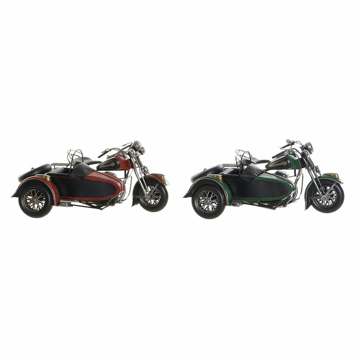 Fordon DKD Home Decor Motorcykel Dekorativ 36 x 24 x 20 cm Vintage (2 antal) - 7