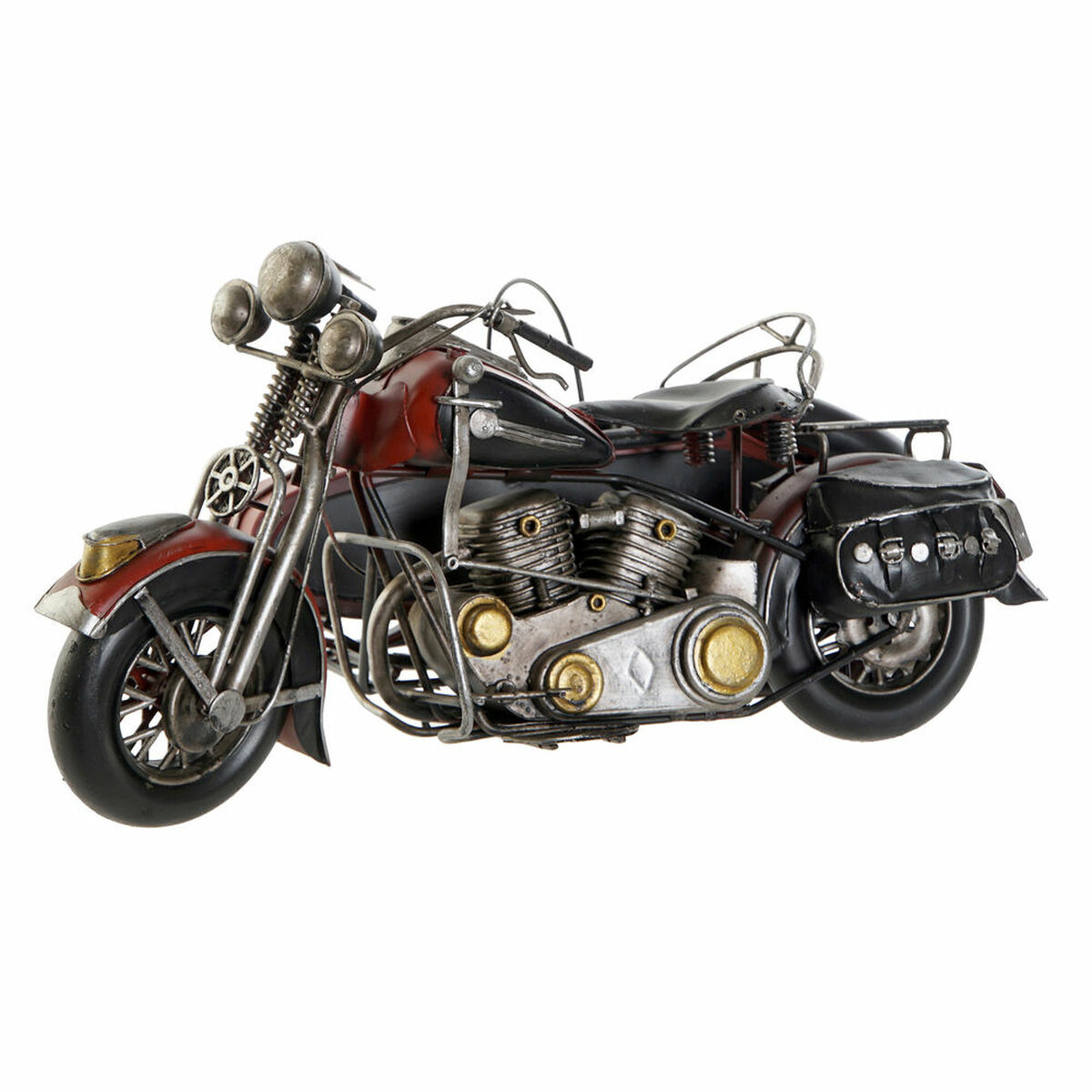 Fordon DKD Home Decor Motorcykel Dekorativ 36 x 24 x 20 cm Vintage (2 antal) - 9