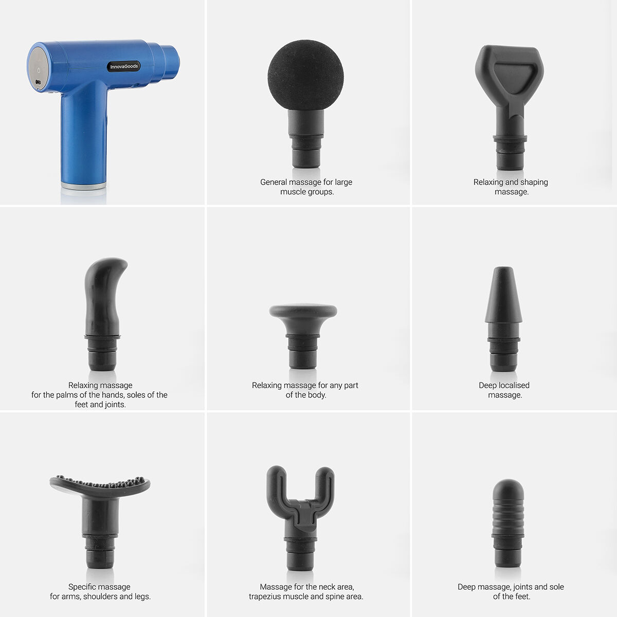 Minipistol för muskelavslappning och -återhämtning Relmux InnovaGoods - 24